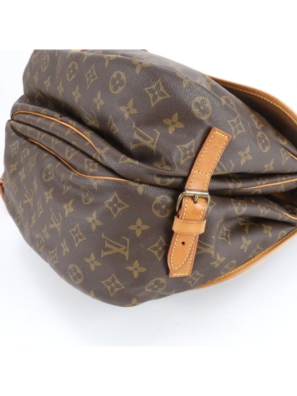 Louis Vuitton Monogram Saumur 35 Leather Shoulder Bag Crossbody Hand Enm - Picture 5 of 11